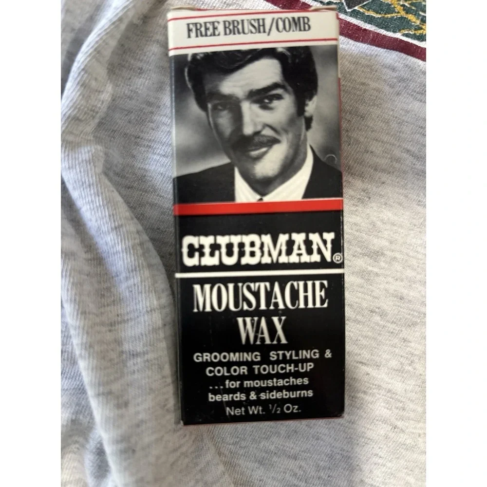 Clubman Pinuad Mustache Wax w/applicator comb 1 - 0.5 oz. Neutral